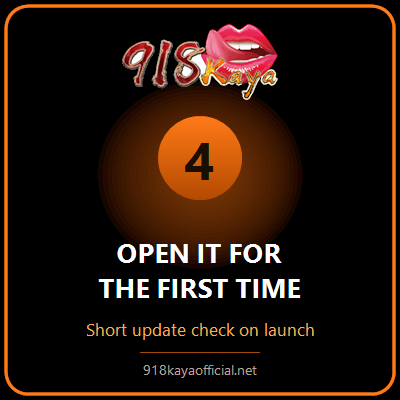 Step 4 - opening 918Kaya for the first time